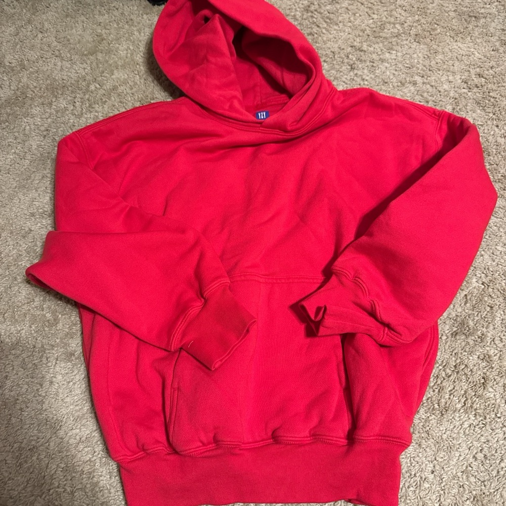 Yeezy gap red hoodie